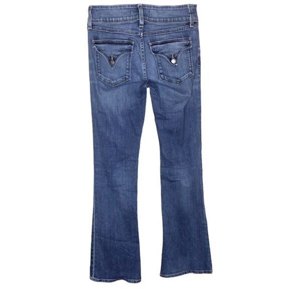 Hudson Signature Boot Cut Wm’s Sz 27 Low Rise Pocket Flap Denim Stretch Jeans - Picture 3 of 5